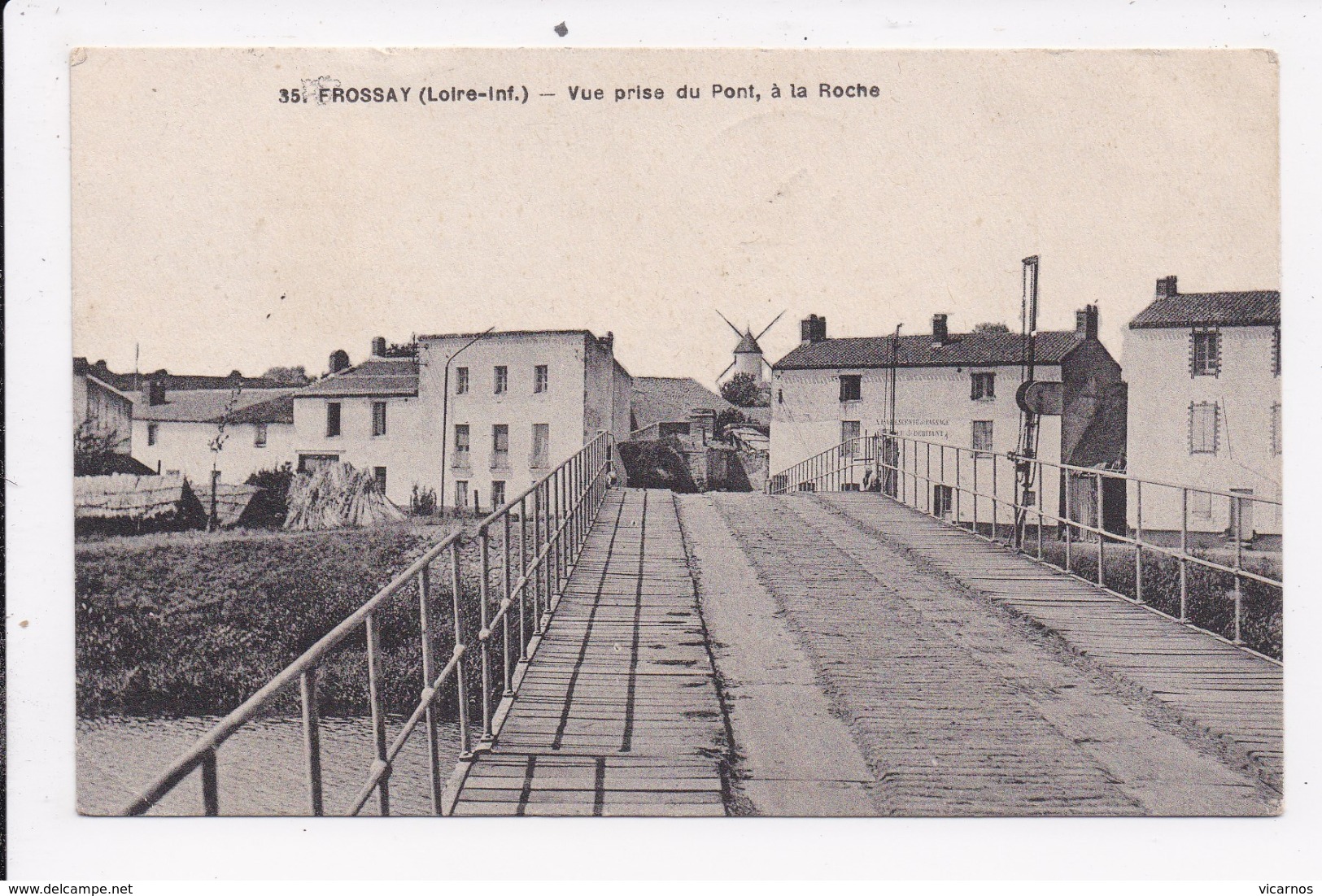 CP 44 FROSSAY Vue Prise Du Pont à La Roche - Frossay