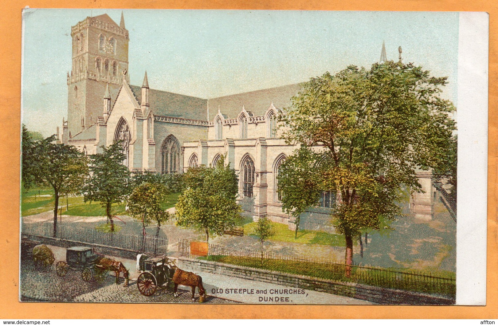 Dundee UK 1908 Postcard - Angus