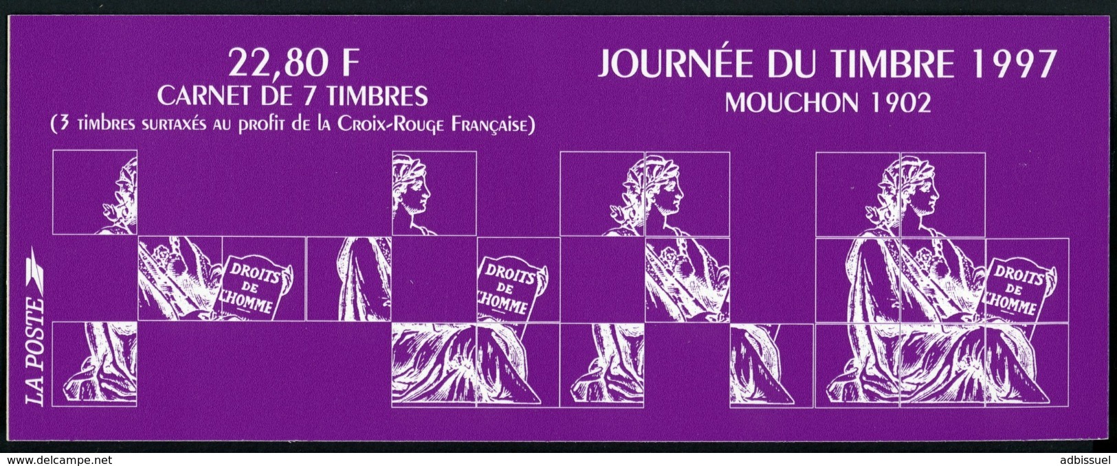 BC 3053 NEUF TB / 1997 Journée Du Timbre Mouchon De 1902 / Valeur Timbres : 21F Soit 3.2€ - Stamp Day