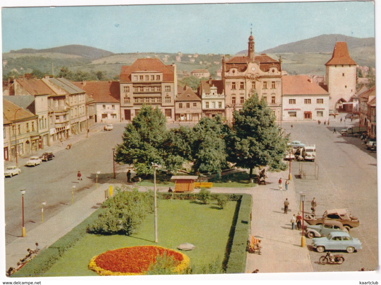 Beroun: SKODA OCTAVIA, RAPID CONVERTIBLE '36, GAZ SCHWIMMWAGEN TYP 46 - Námestí V Historické Casti Mesta - (CSSR) - Turismo