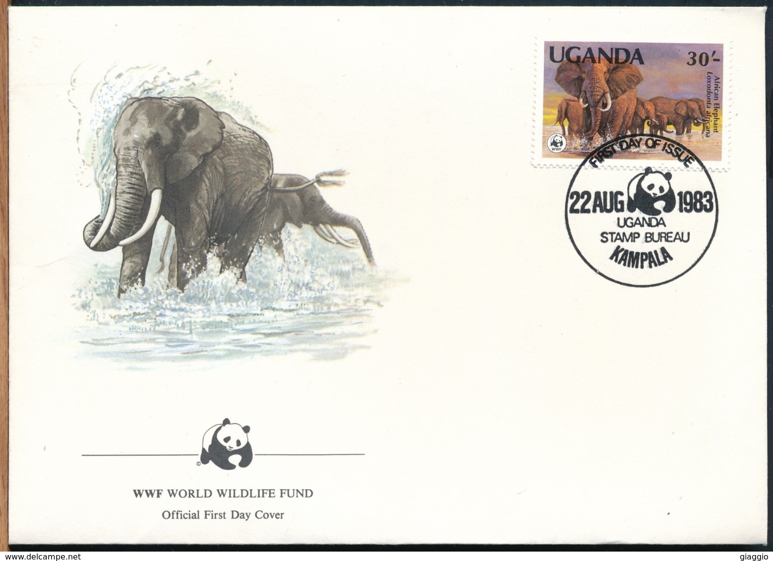 °°° UGANDA 1983 POSTAL HISTORY FDC °°° - Uganda (1962-...)