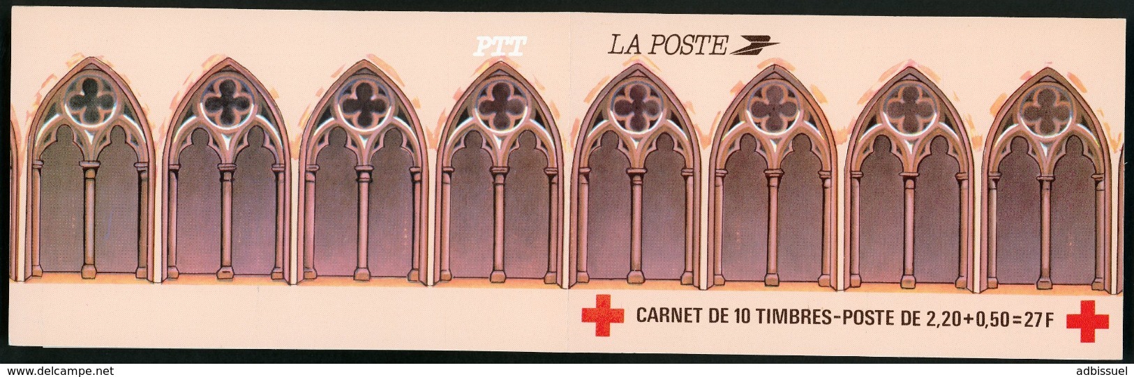 BC 2034 NEUF TB / Croix Rouge 1985 "Retable D'Issenheim, Colmar" / Valeur Timbres : 22F Soit 3.35€. (Carnet Plié) - Croix Rouge