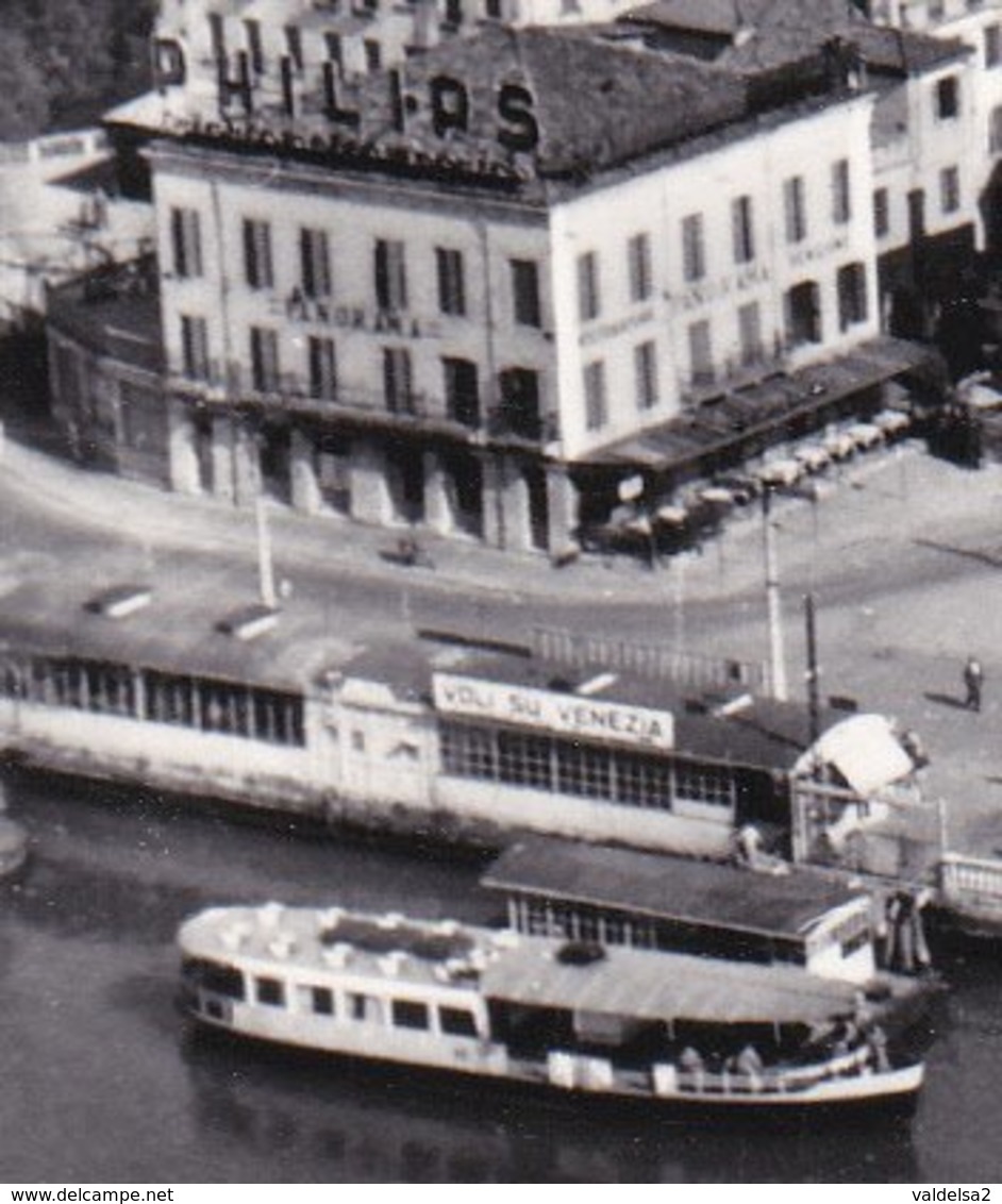 VENEZIA - INSEGNA PUBBLICITARIA PHILIPS - CINZANO - STOCK - CAMPARI - COCA COLA - TRAGHETTO - FILOBUS / TRAM - 1959 - Venezia