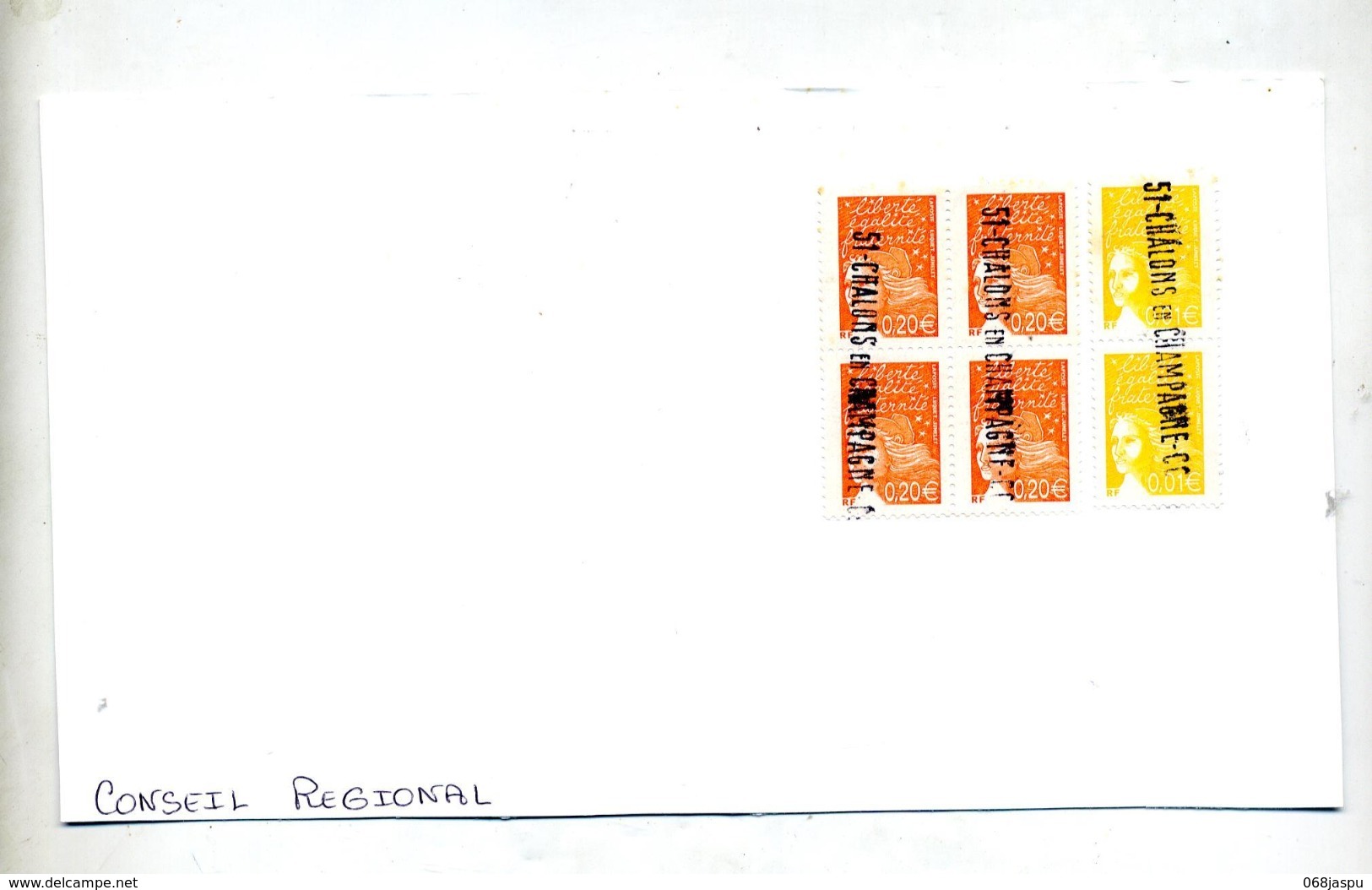 Grand Fragment De Lettre Cachet Annulation Chalons Sur Luquet Carré - Manual Postmarks