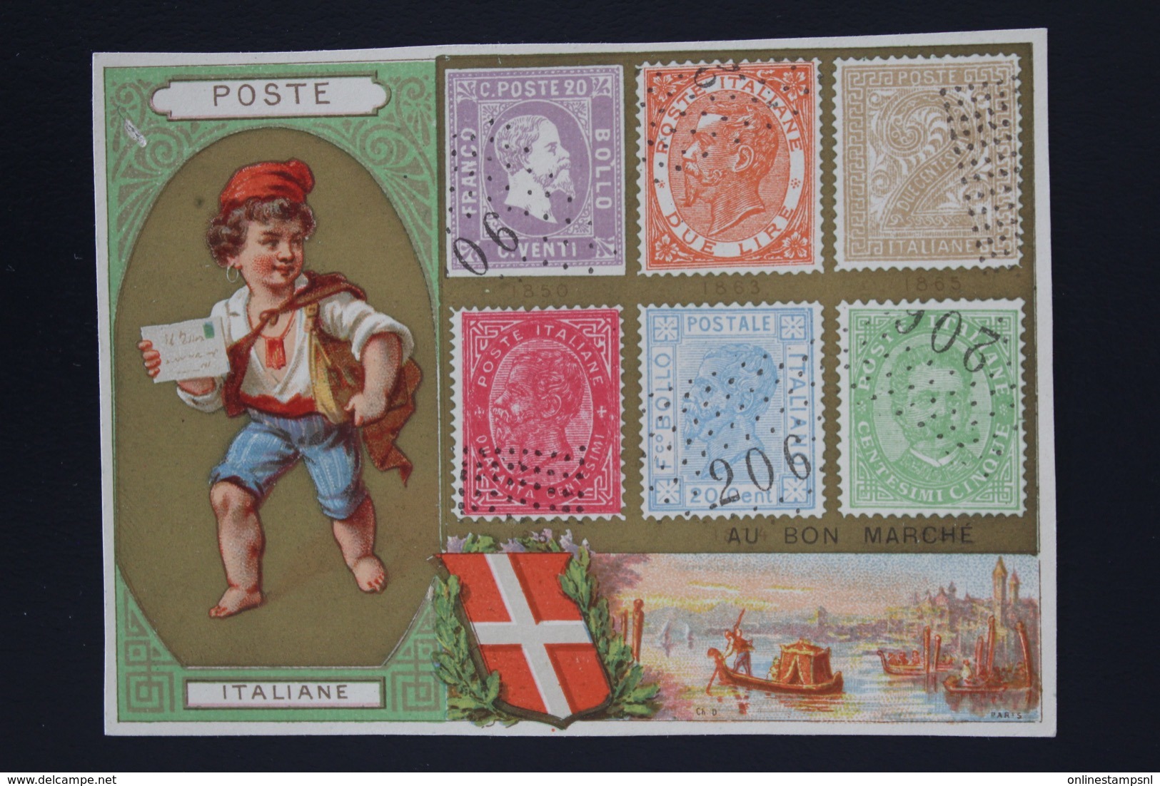 Italy Collection Of Colourfull Advertising Cards Circa 1908 - Reklame