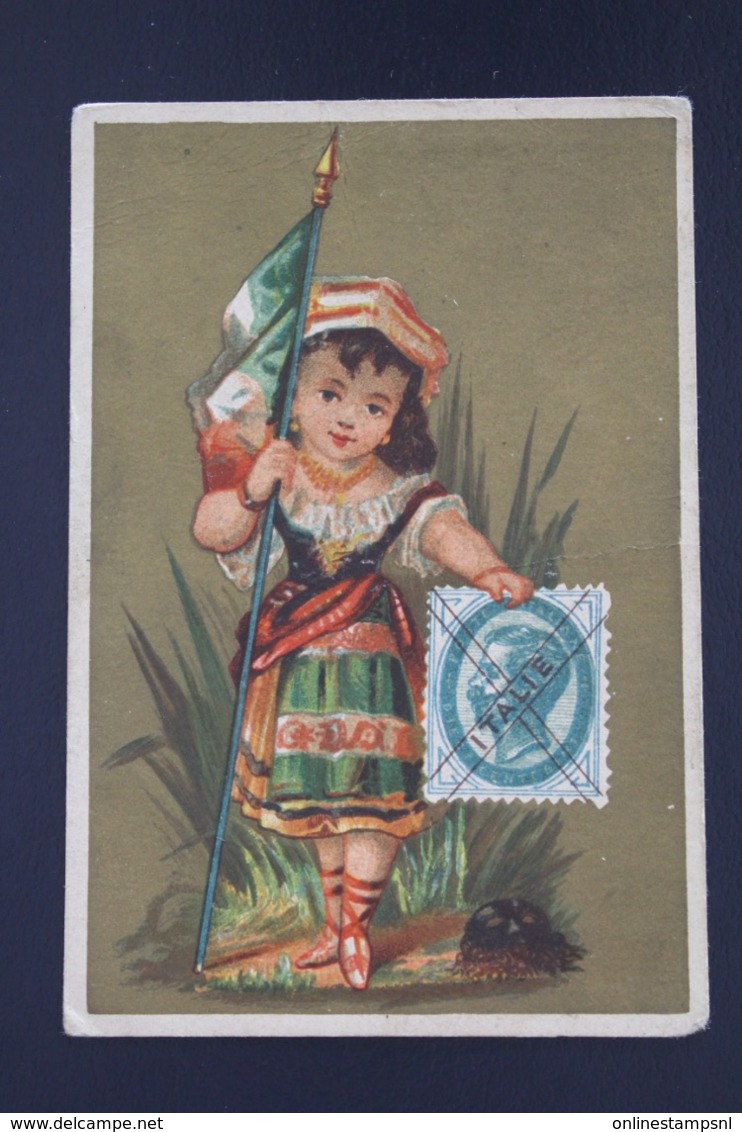 Italy collection of colourfull advertising cards circa 1908