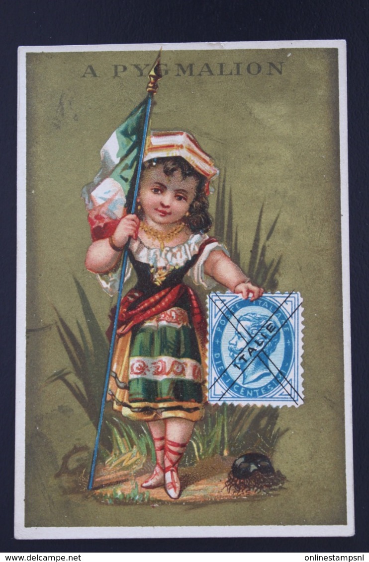 Italy collection of colourfull advertising cards circa 1908