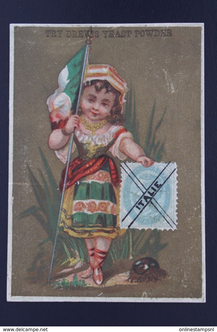 Italy collection of colourfull advertising cards circa 1908