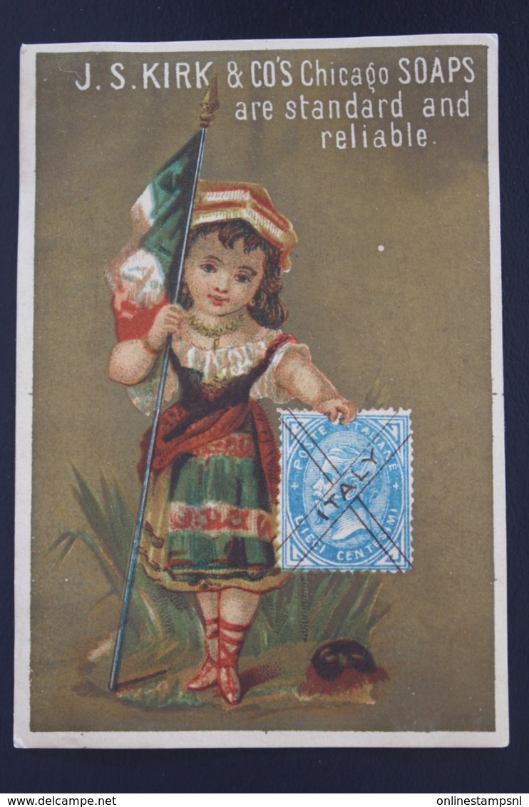 Italy collection of colourfull advertising cards circa 1908
