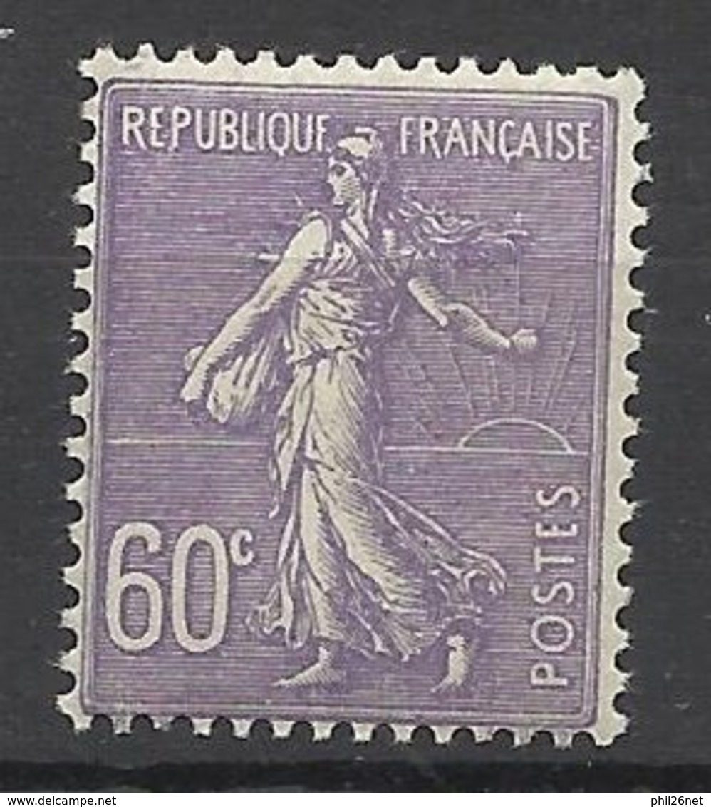 France N° 200    Semeuse Lignée 60c  Lilas     Neuf * * TB  = MNH  VF    - Nuovi