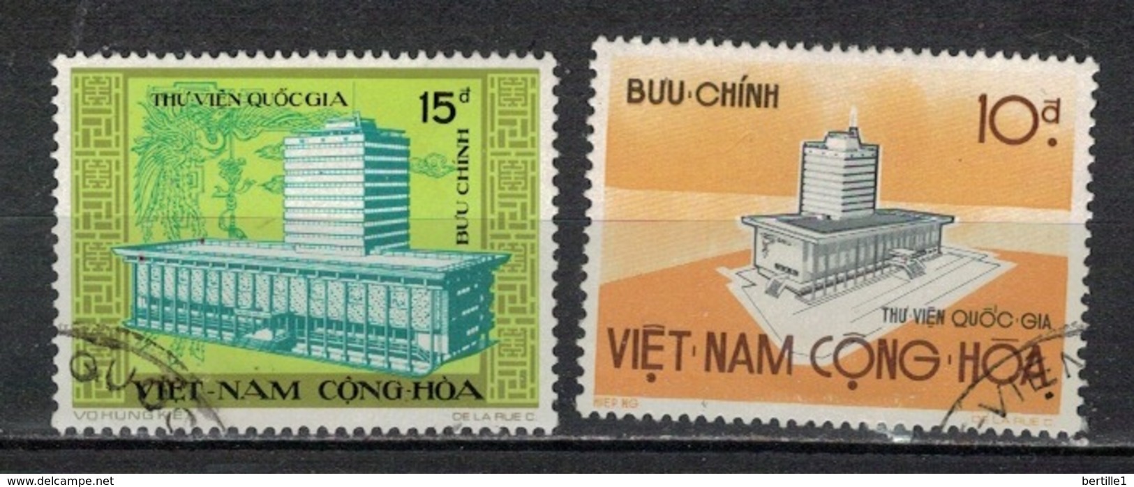 VIETNAM   SUD               N°     YVERT    484/485       OBLITERE              ( Ob  4/ K  ) - Viêt-Nam