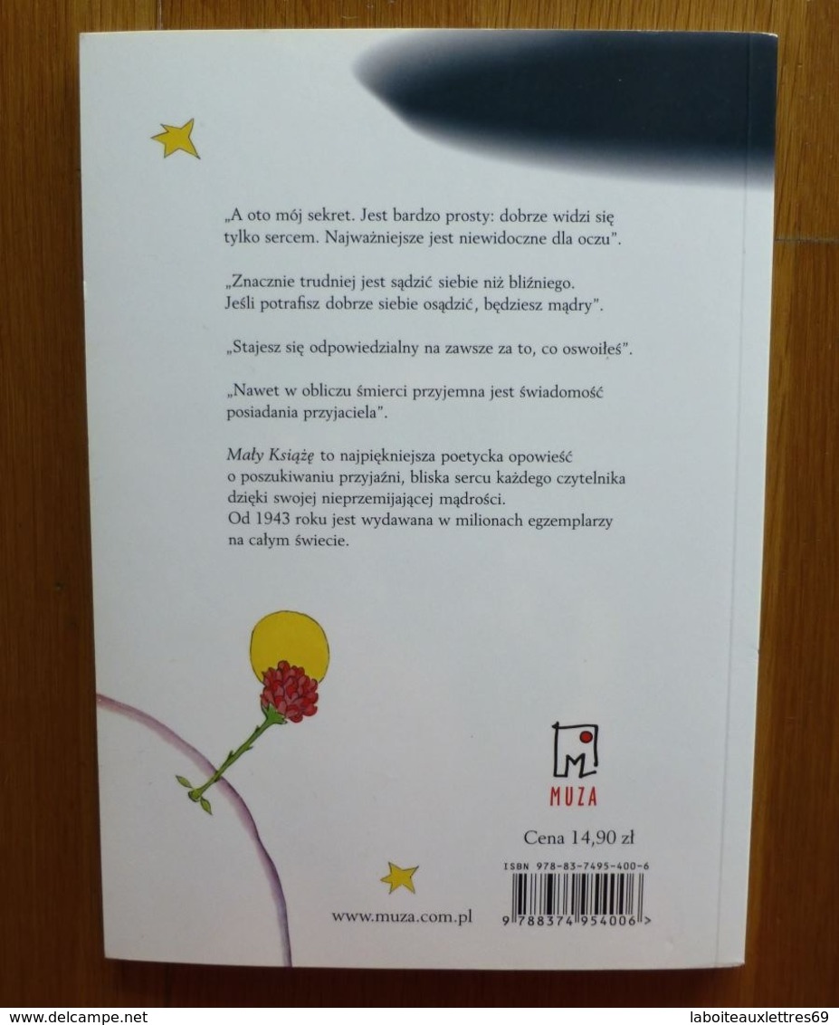 LIVRE LE PETIT PRINCE - A. DE SAINT EXUPERY EN POLONAIS - Cultura