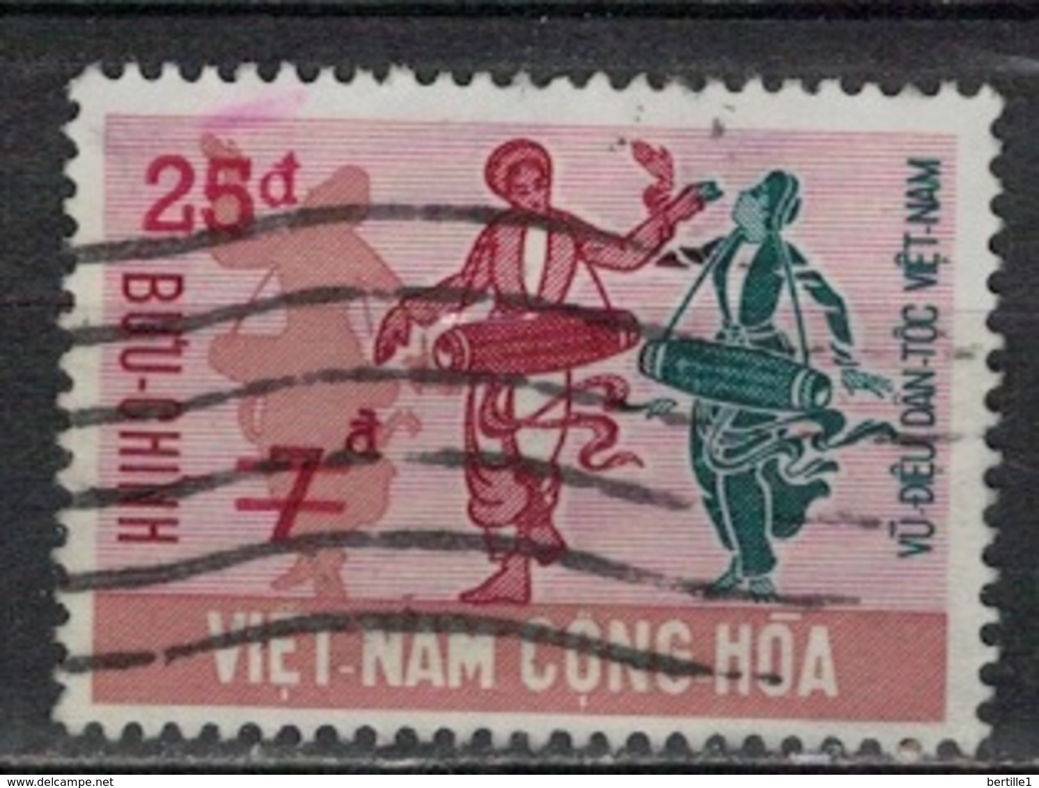 VIETNAM   SUD               N°     YVERT    497 A      OBLITERE              ( Ob  4/ K  ) - Vietnam