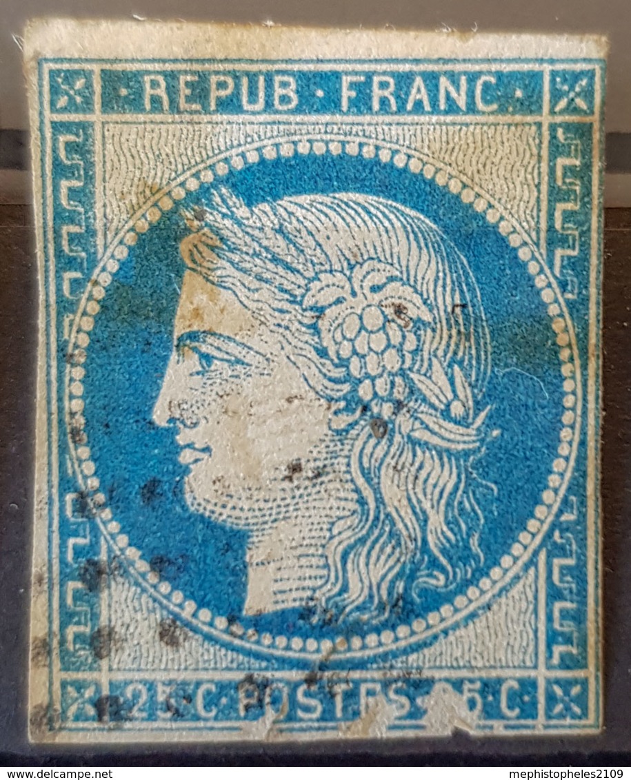 FRANCE 1850 - Canceled - YT 4 - 25c - Ceres