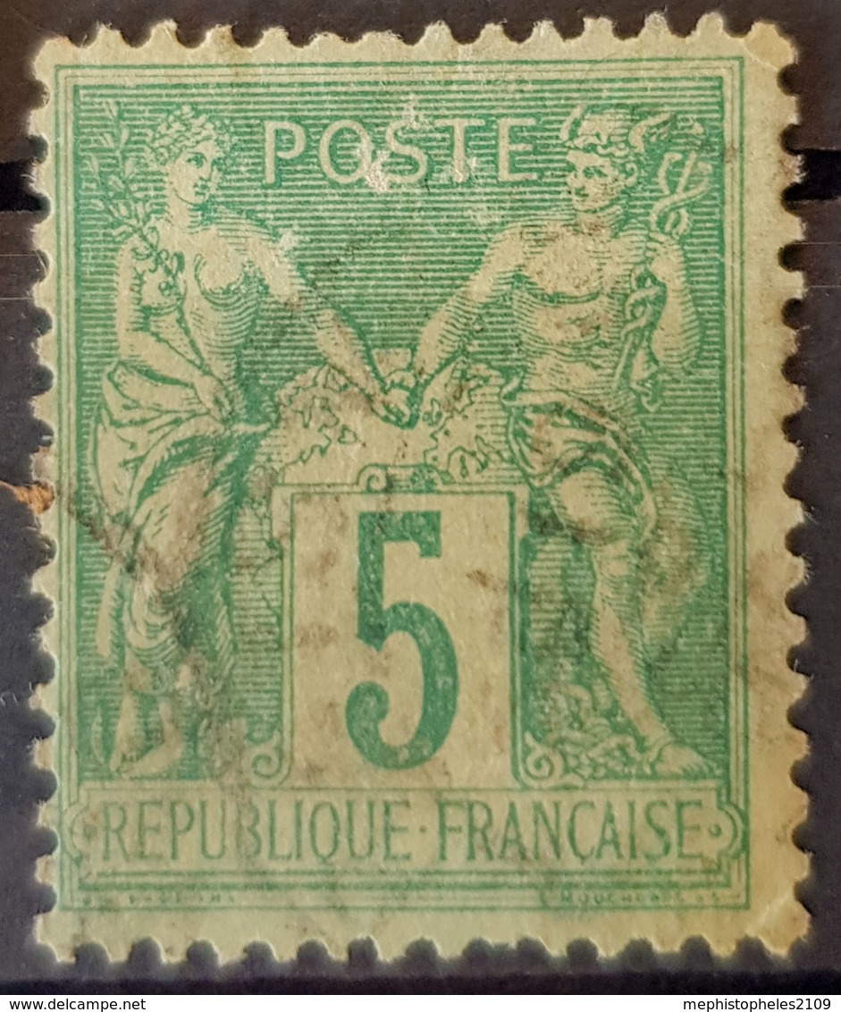 FRANCE 1898 - Canceled - YT 106 - 5c - 1898-1900 Sage (Type III)