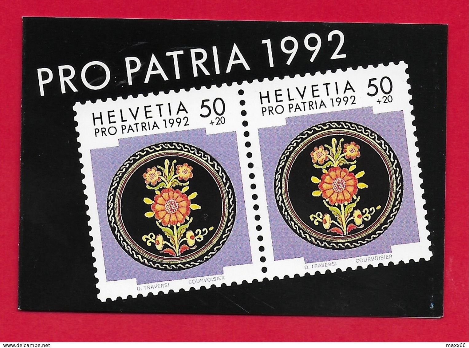 LIBRETTO SVIZZERA MNH - PRO PATRIA 1992 - 10 X 50 + 20 Cent. - Unused Stamps