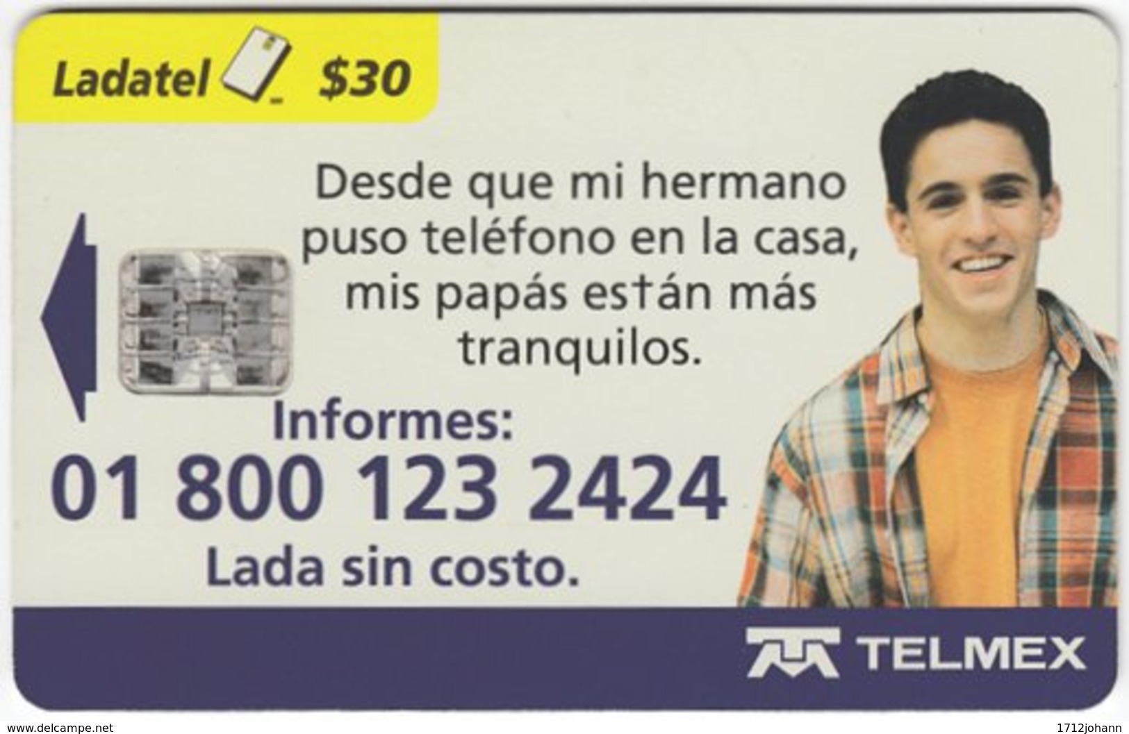 MEXICO B-036 Chip Telmex - Used - Mexico
