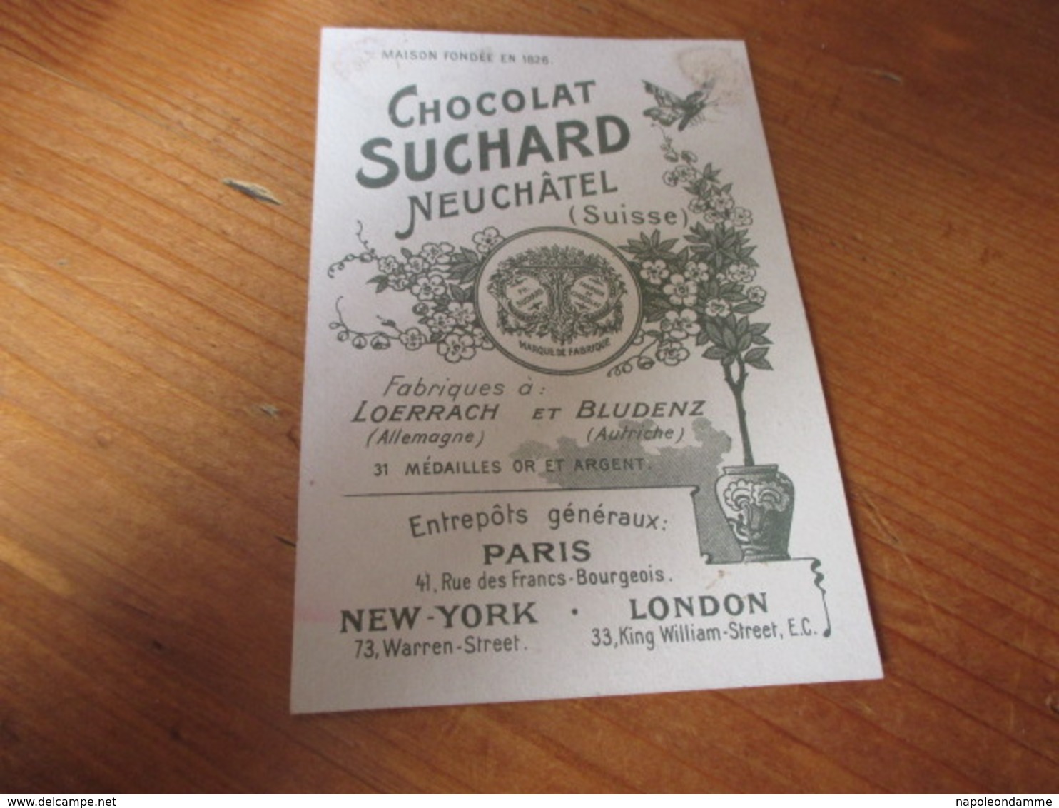 Chromo , Chocolat Suchard - Suchard