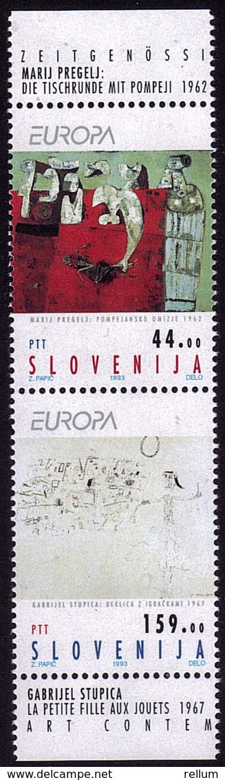 Slovénie - Europa CEPT 1993 - Yvert Nr. 46/47 - Michel Nr. 48/49 ** - 1993