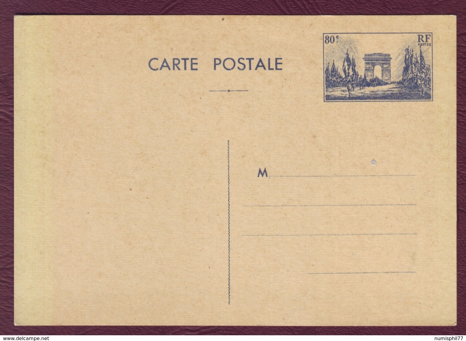 ENTIER POSTAL - N° 403-CP2 Défilé Du 11 Novembre  80 C Bleu - Cartes Postales Types Et TSC (avant 1995)