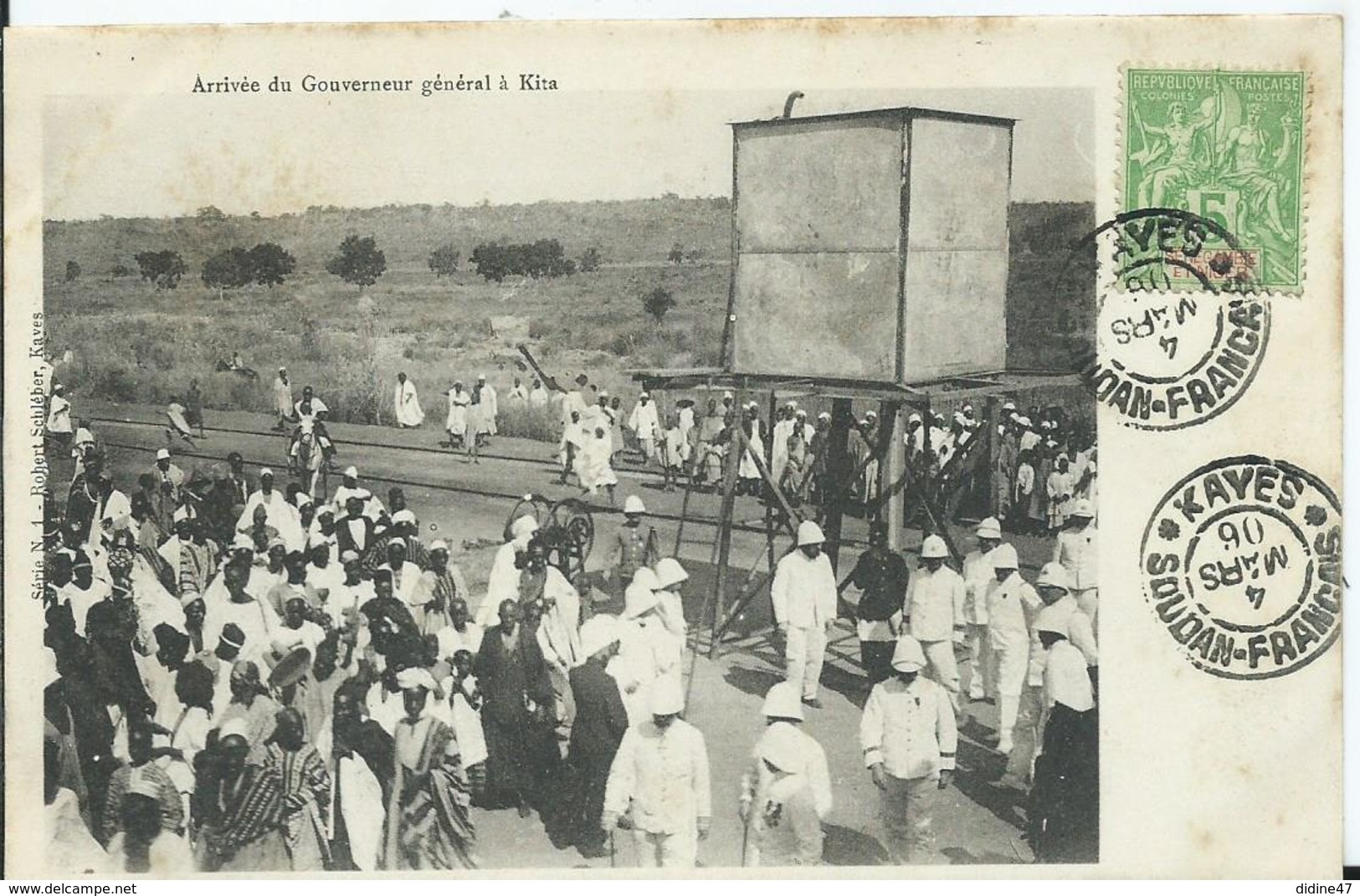 MALI - Arrivée Du Gouverneur Général à KITA (voyagée) - Mali