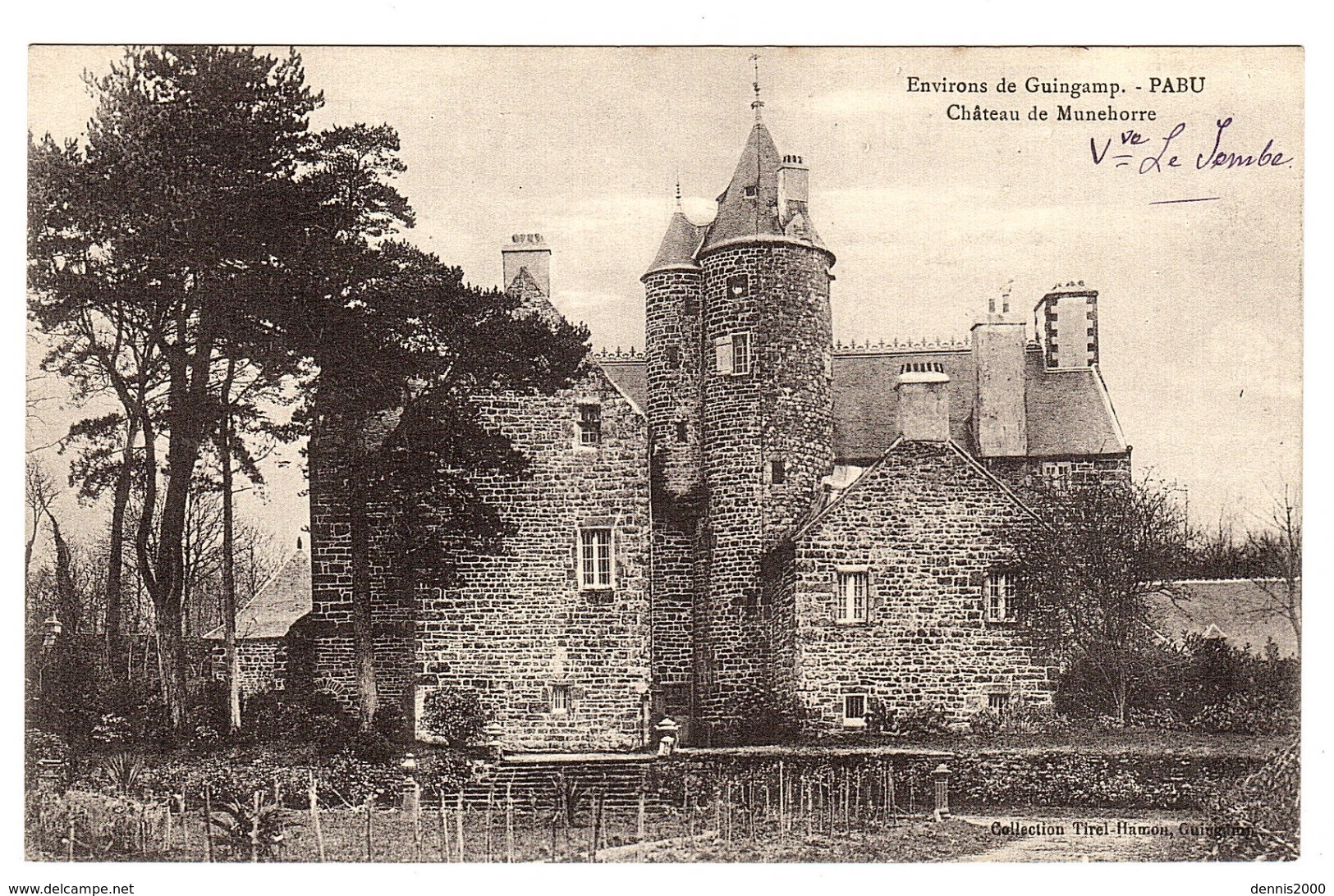 PABU (22) - Château De Munehorre - Ed. Coll. Tirel-Hamon, Guingamp - Autres & Non Classés