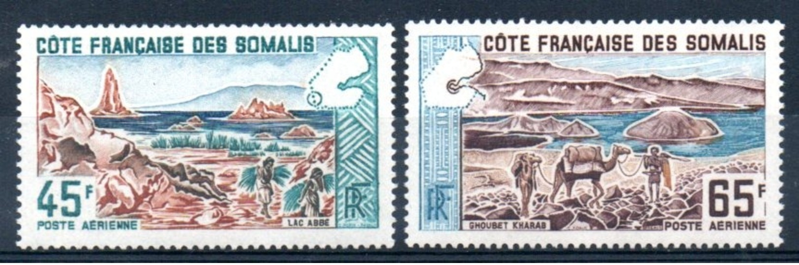 SOMALIS - YT PA N° 43-44 - Neuf ** - MNH - Cote: 9,00 € - Neufs