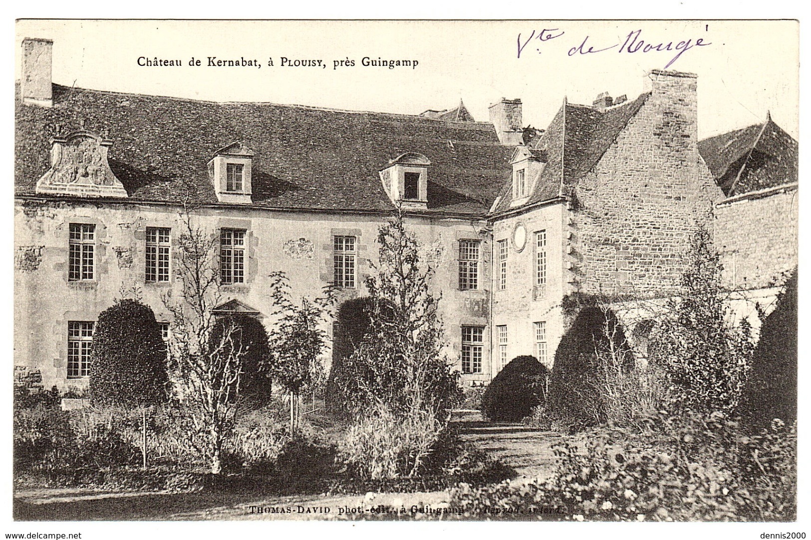 PLOUISY (22) - Château De Kernabat - Ed. Thomas-David, Guingamp - Autres & Non Classés