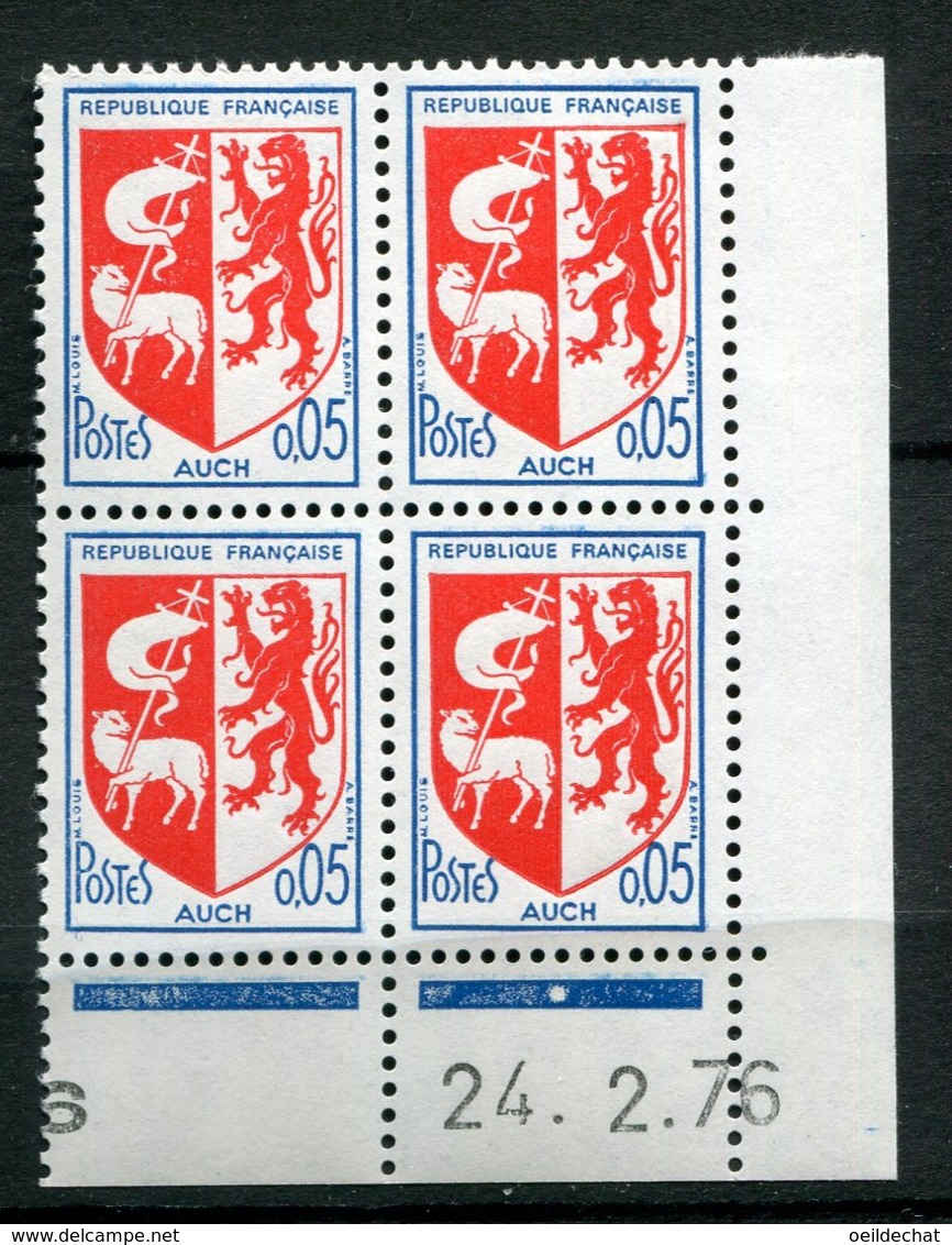 14740 FRANCE N° 1468 ** 0.05 Armoiries D'Auch  C.D Du 24.2.76   SUPERBE - 1970-1979