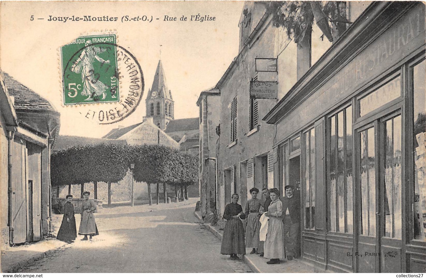 95-JOUY-LE-MOUTIER- RUE DE L'EGLISE - Jouy Le Moutier