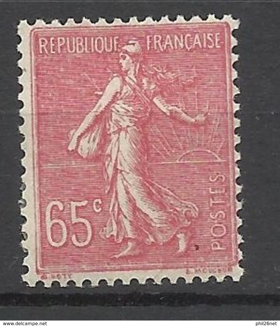 France N° 201   Semeuse Lignée 65c Rose   Neuf * * TB  = MNH  VF    - Nuovi