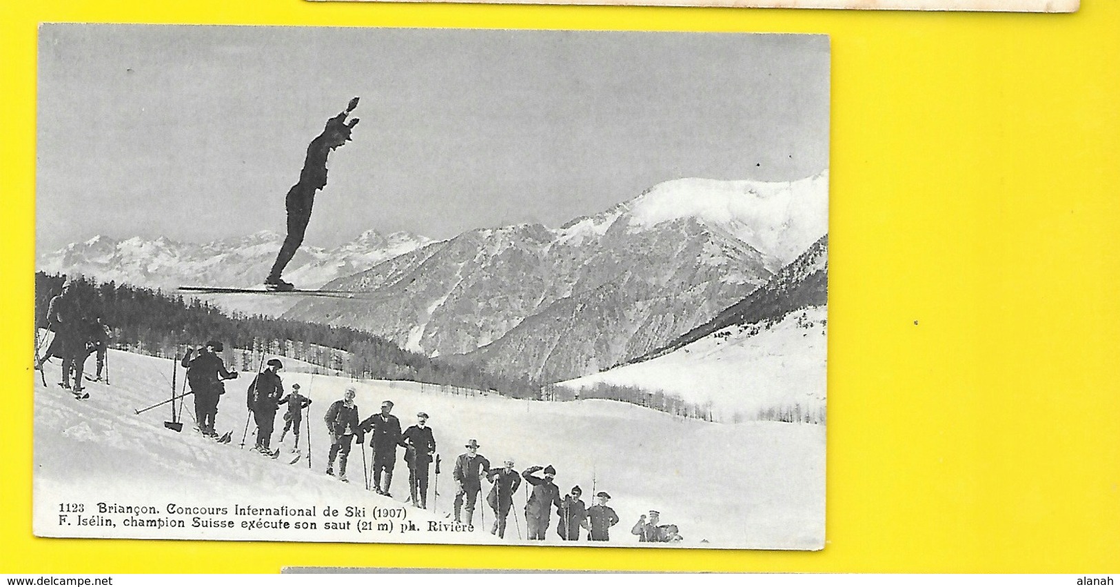 BRIANCON Concours Ski F. Isélin Suisse Au Saut (Robert) Hautes Alpes (05) - Briancon