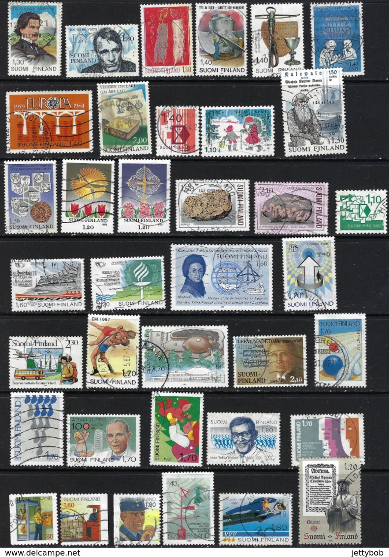 FINLAND 1963-2008 Collection about 300 stamps Mainly Used