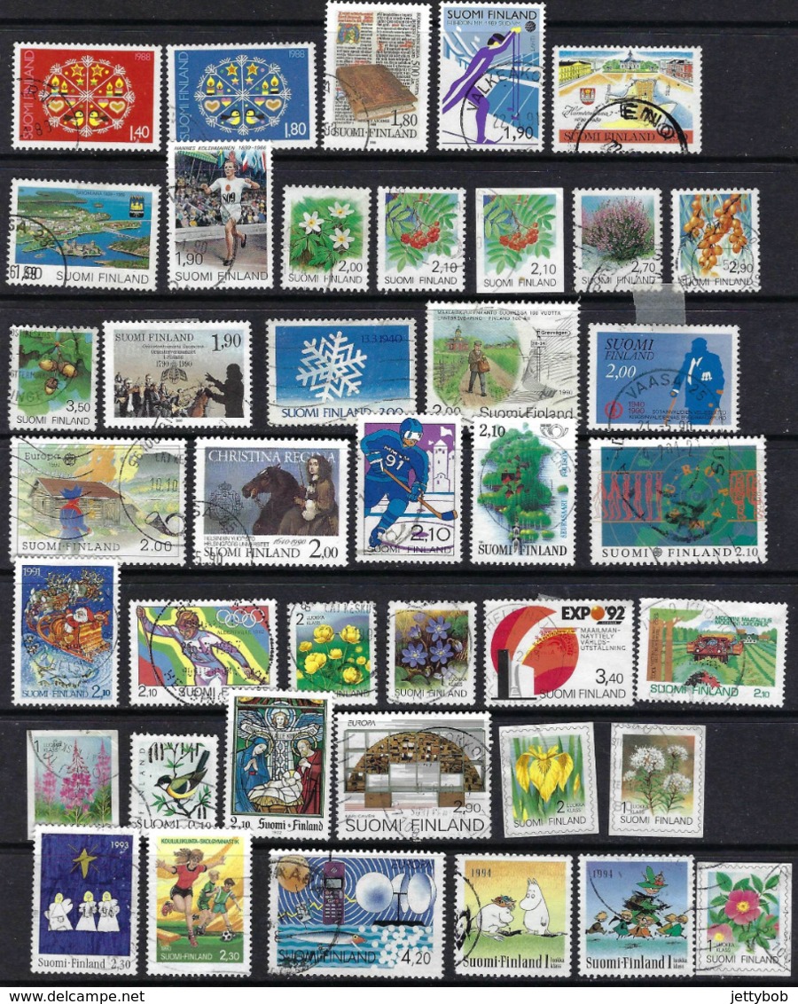 FINLAND 1963-2008 Collection about 300 stamps Mainly Used