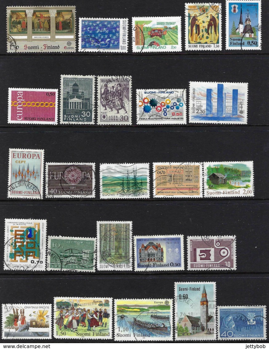 FINLAND 1963-2008 Collection about 300 stamps Mainly Used