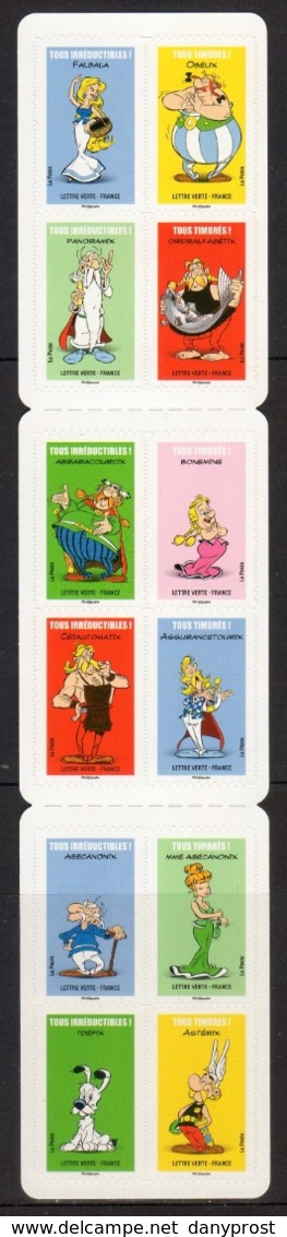 FRANCE 2019 / CARNET De 12 TIMBRES ADHESIFS Lettre Verte   "  Astérix  " /  NEUF XX SUPERBE - Personnages