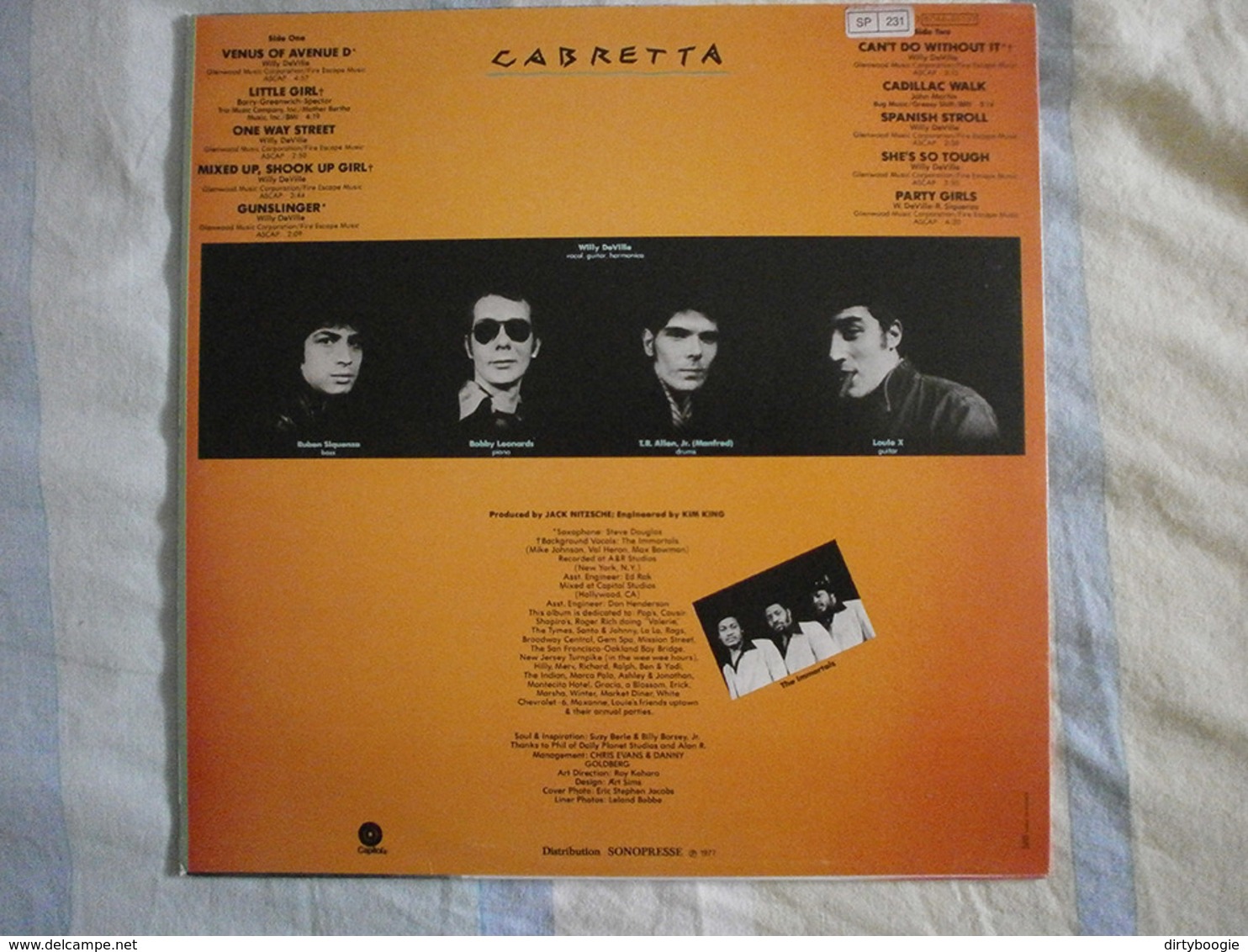 MINK DeVILLE - Cabretta - LP - Rock