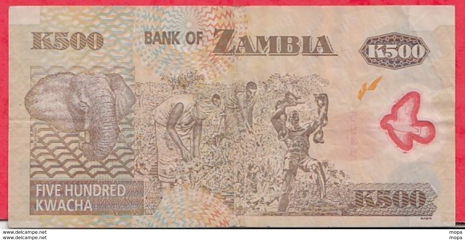 Zambie 500 Kwacha 2009 Dans L 'état N °68 - Sambia