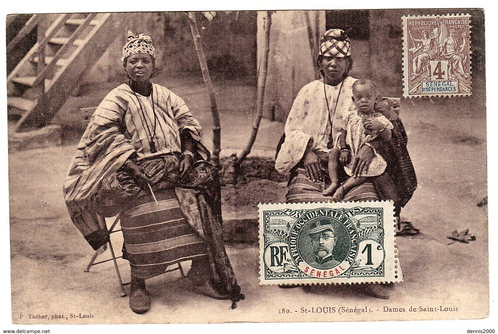 SAINT LOUIS - Dames De Saint Louis - Ed. P. Tacher, St Louis - Sénégal