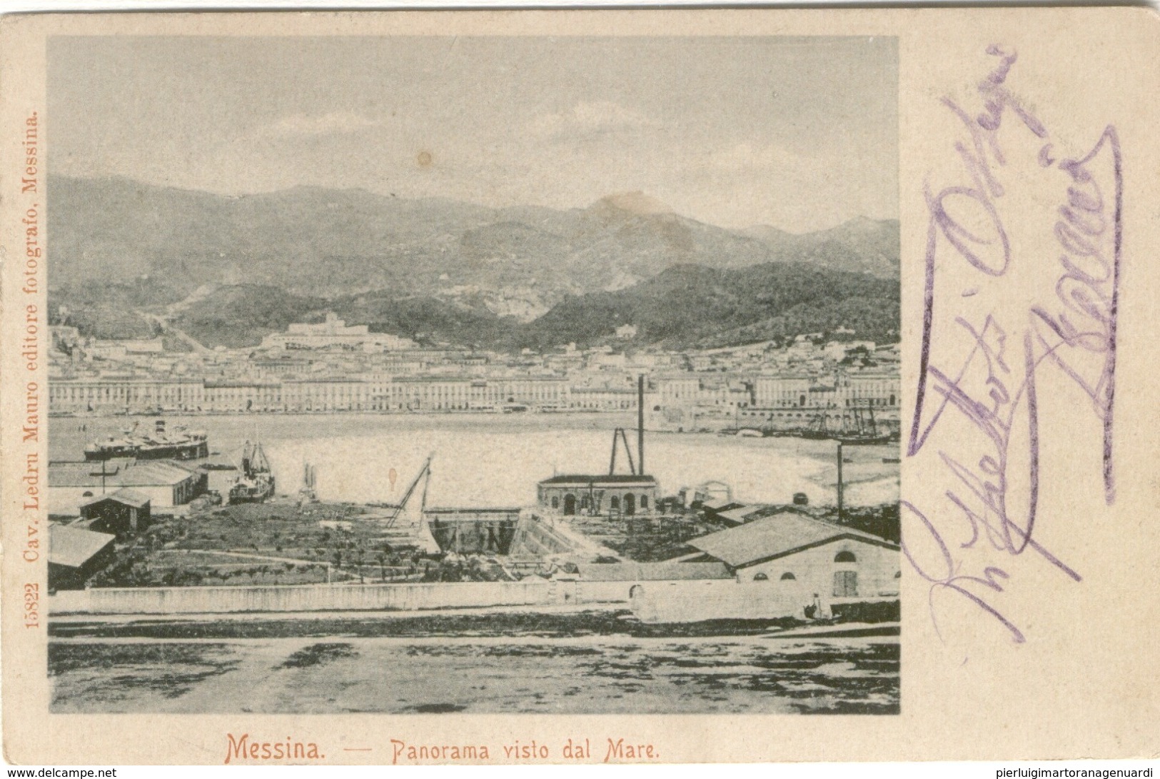12076 - Messina - Panorama Visto Dal Mare - Messina