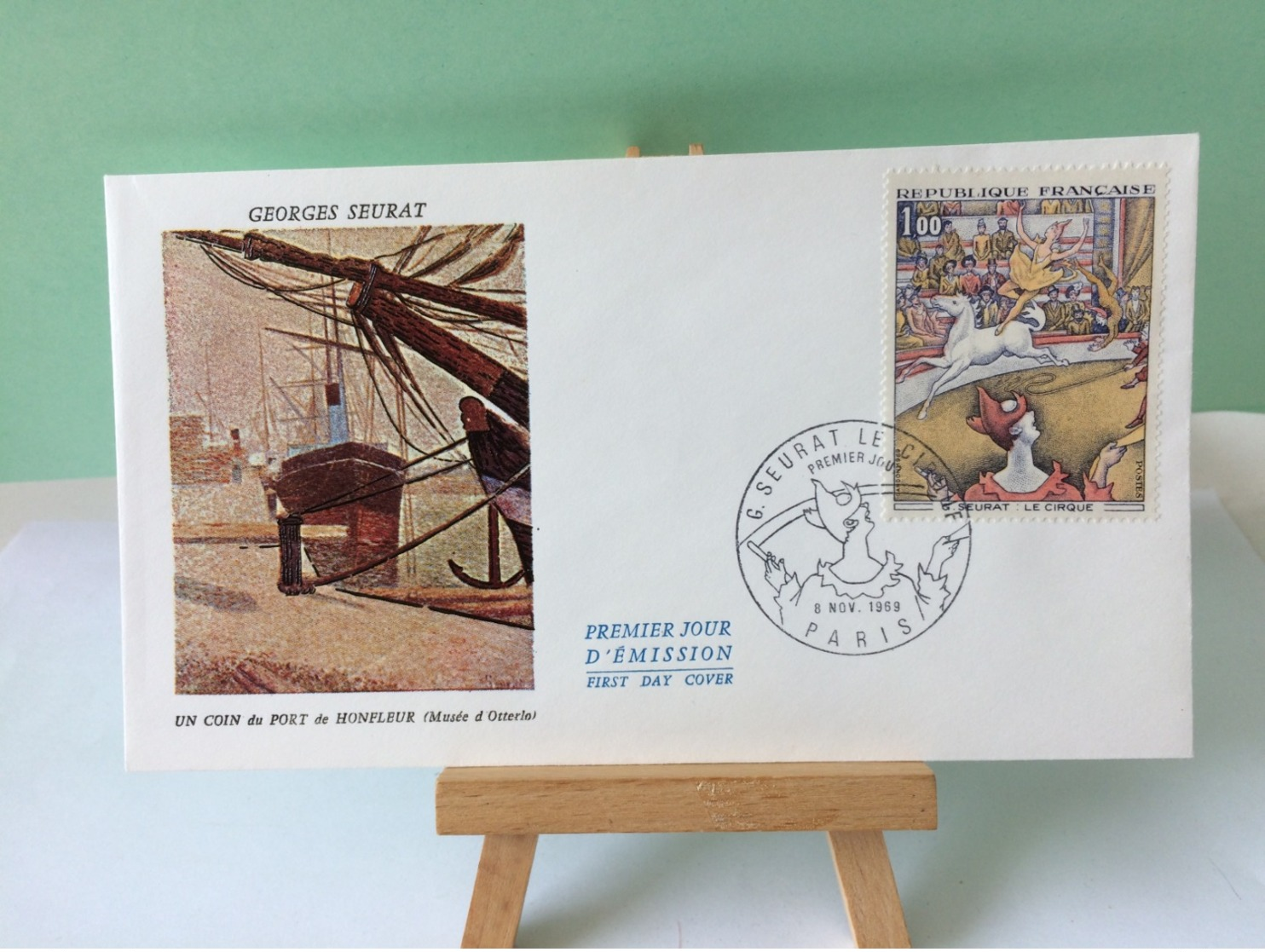 Georges Seurat ( Le Cirque) - Paris - 8.11.1969 FDC 1er Jour Coté 4€ - 1960-1969