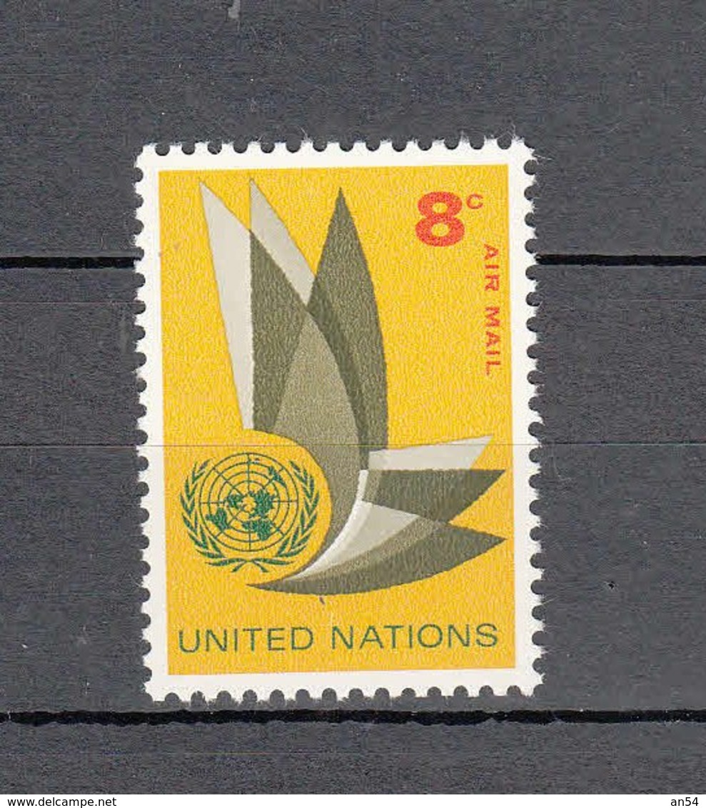 NATIONS  UNIES  NEW-YORK  PA 1963/69    N° 8-9-11   NEUFS**   CATALOGUE YVERT&TELLIER - Poste Aérienne