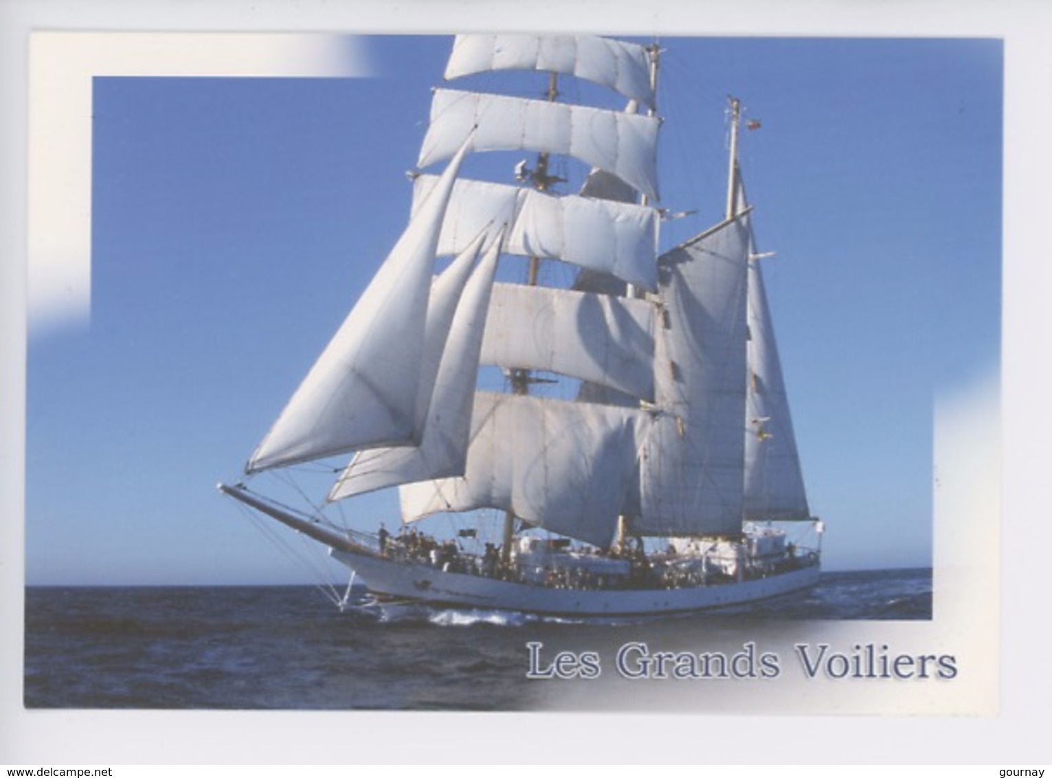 Les Grands Voiliers : "Iskra II" Pologne Trois-mats Goëlette (cp Vierge) - Sailing Vessels