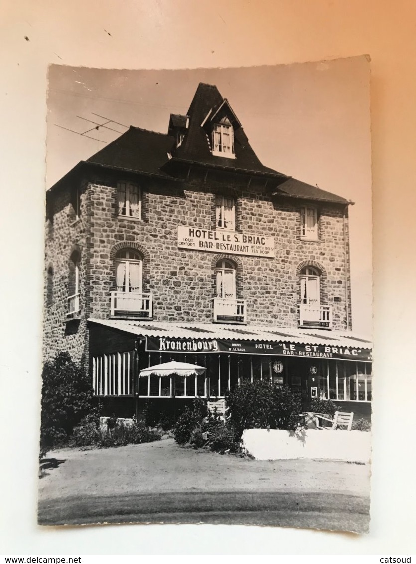 Carte Postale Ancienne Hôtel LE St BRIAC Pension - Bar - Restaurant - Autres & Non Classés