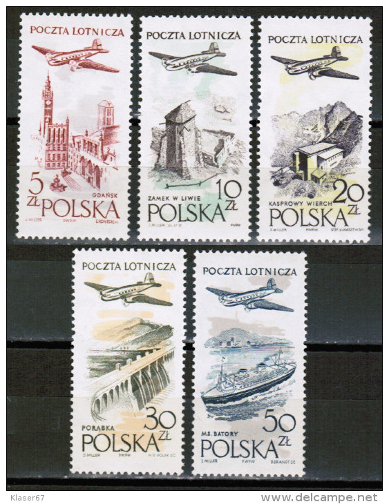 PL 1958 MI 1080-84 - Unused Stamps