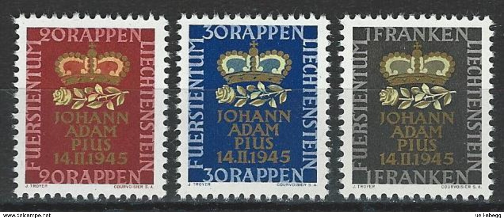 SBK 207-09, Mi 240-42  ** MNH - Unused Stamps