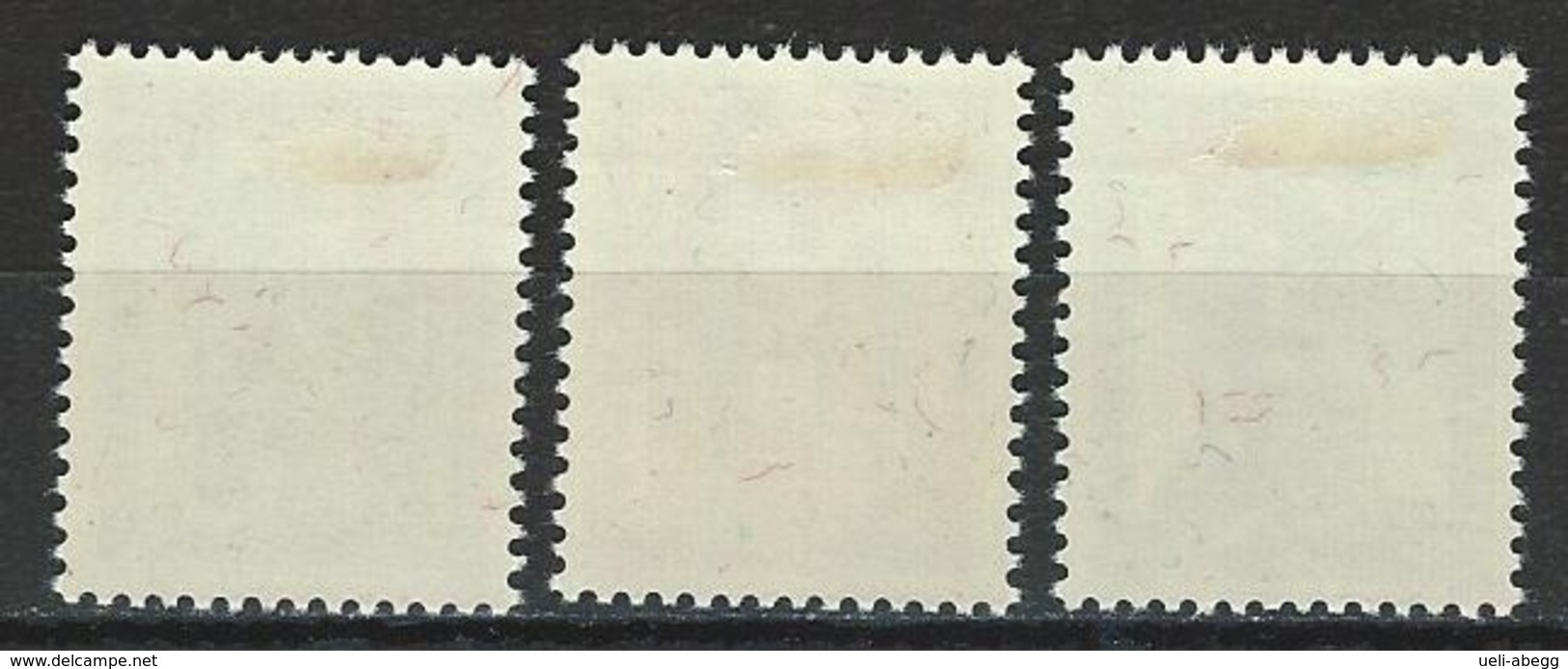 SBK W15-17, Mi 244-46  * MH - Unused Stamps