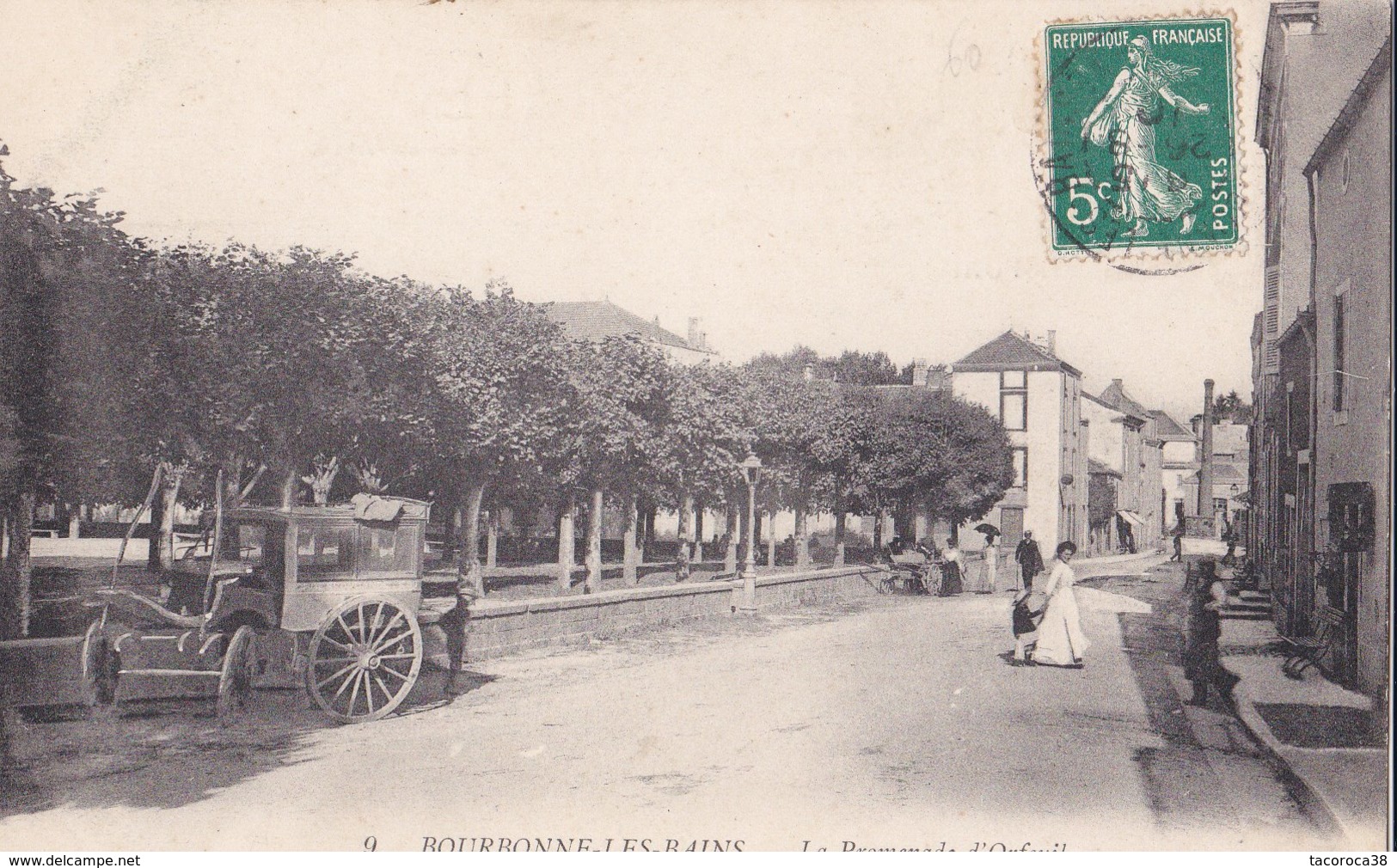 52 - BOURBONNE Les BAINS - La Promenade D'Orfeuil - Autres & Non Classés