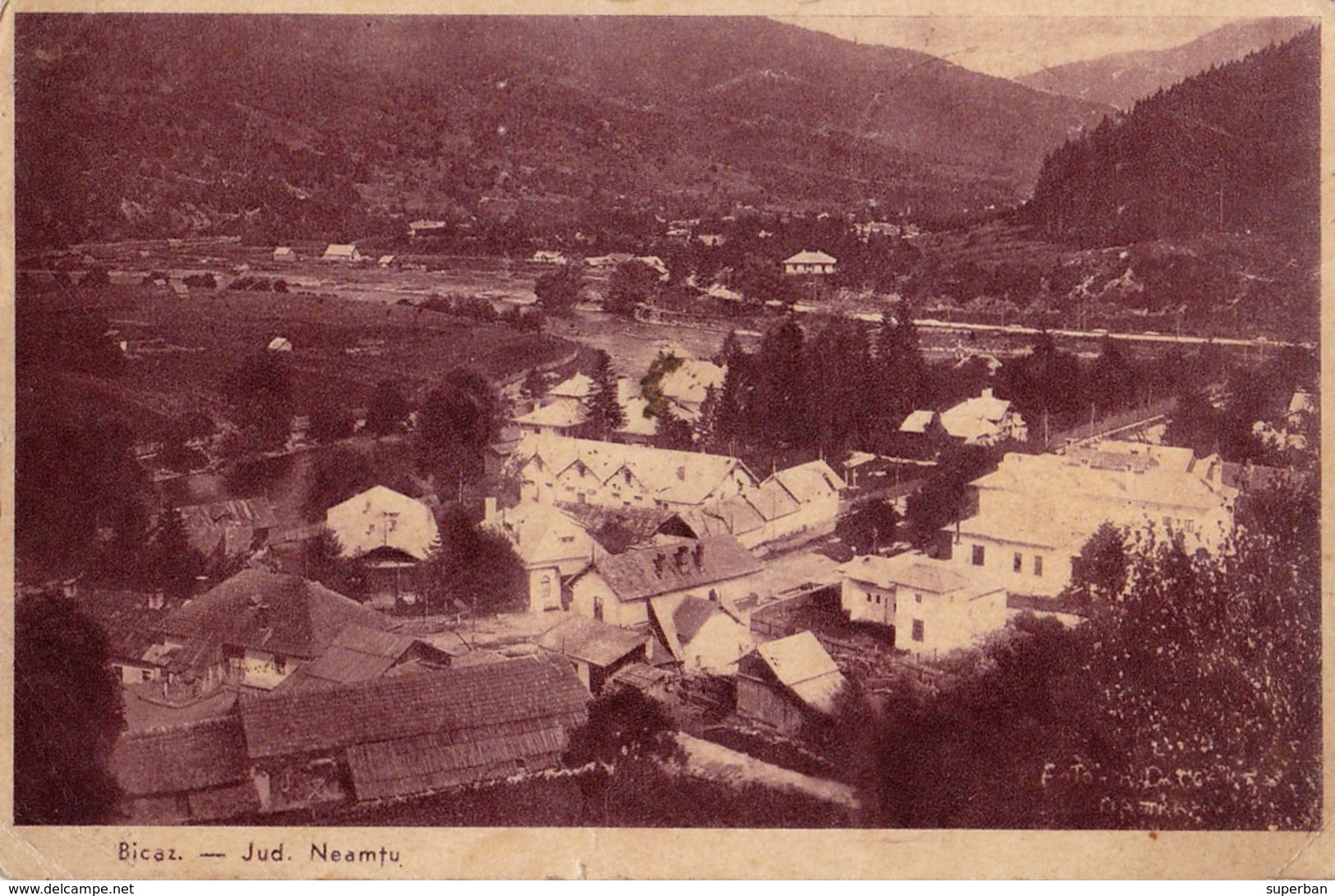 BICAZ / NEAMT : VEDERE GENERALA / VUE GÉNÉRALE / GENERAL VIEW - ANNÉE / YEAR ~ 1935 - '939 (ac917) - Roumanie