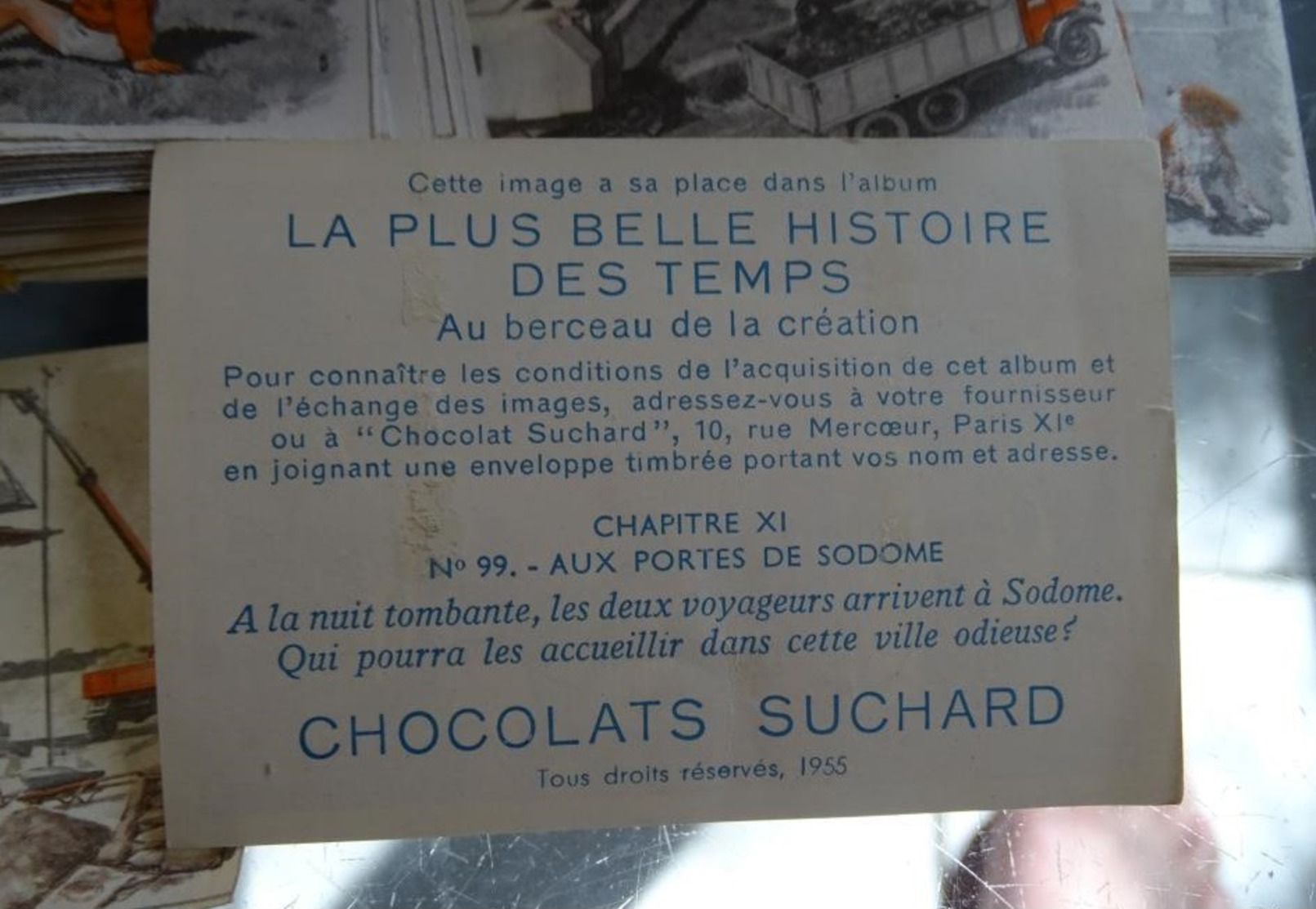 Très Gros Lot Image Ancienne Album Chocolat  Voir Photo Scolaire - Chocolat